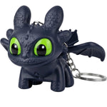 DEVAR Dragon Keychain Toy with LED Light & Moving Wings, Night Fury Glowing Dragon Keychain | Mini Fantasy Figure Creature Charm for Car Dashboard, Bike Keys, Backpack Bag Accessory & Kids Gift