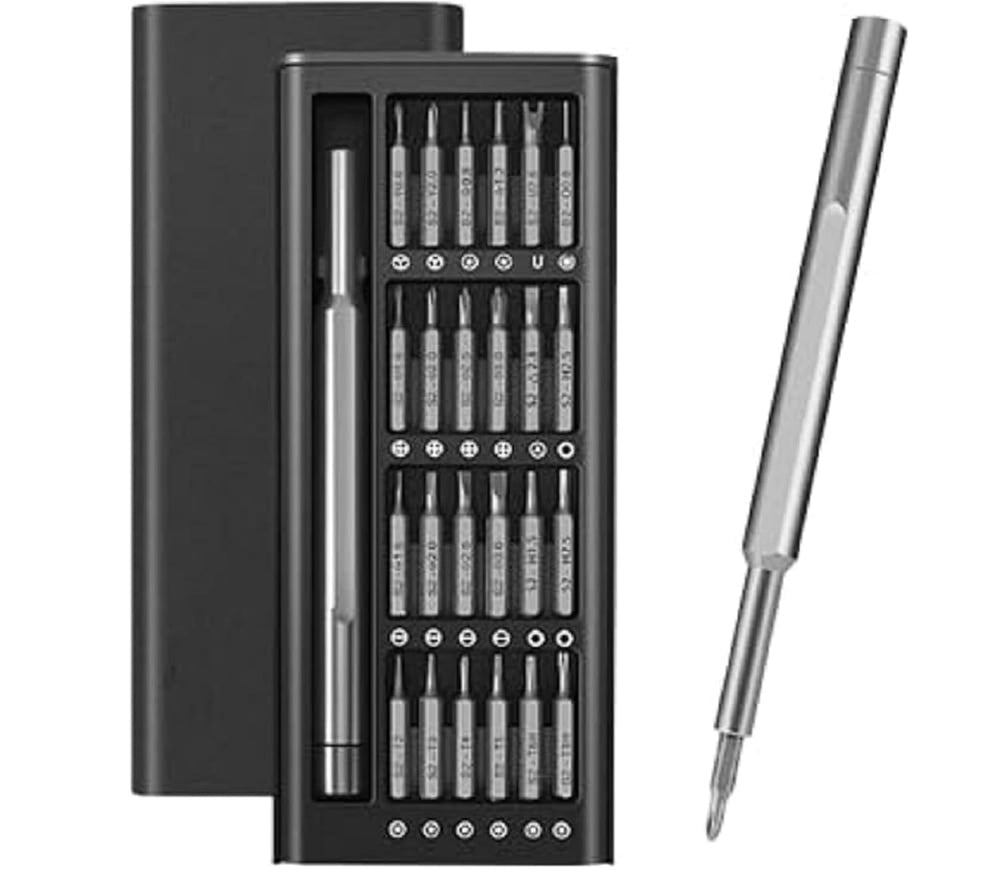 DEVER 24-in-1 Precision Screwdriver Set with Magnetic Handle & Interchangeable Bits | Compact Portable Repair Tool Kit with S